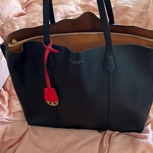 Tory Burch Perry Tote red/black EUC